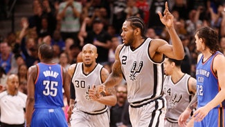 Next Story Image: Spurs top Thunder for 41 in a row at home, 3rd longest ever